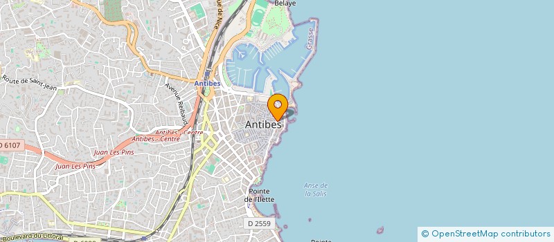 localisation de l'entreprise CARAFOSS à ANTIBES