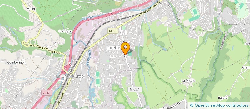 localisation de l'entreprise CARAFRANCE  LORETTE