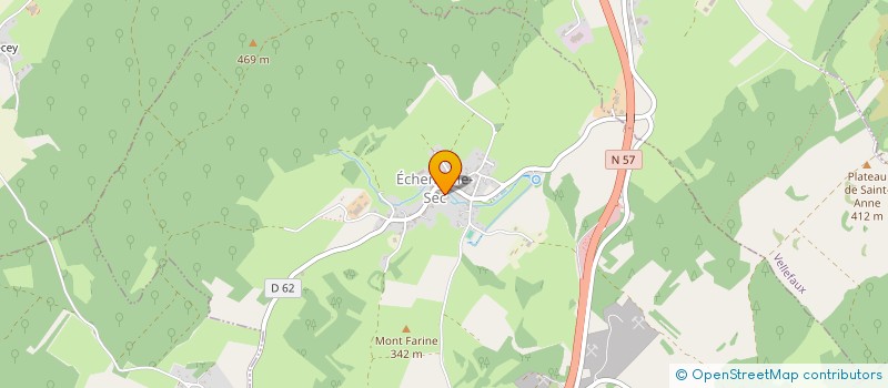 localisation de l'entreprise CARAGA  ECHENOZ-LE-SEC