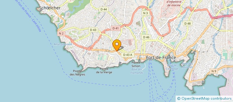 localisation de l'entreprise CARAIB FORME LINE EURL à FORT-DE-FRANCE