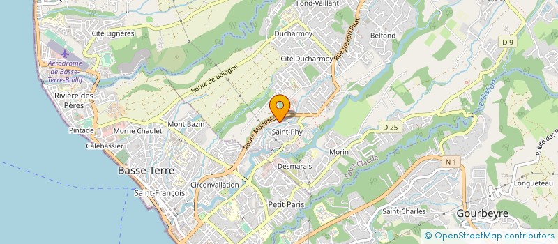 localisation de l'entreprise CARAIB' MOUV EVENTS à SAINT-CLAUDE