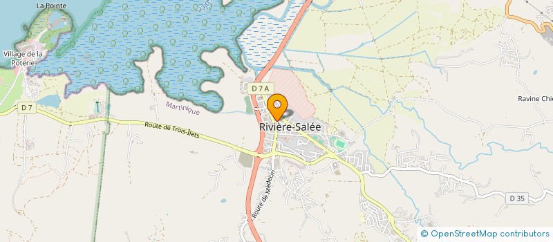 localisation de l'entreprise CARAIB'RENOV FA à RIVIERE-SALEE