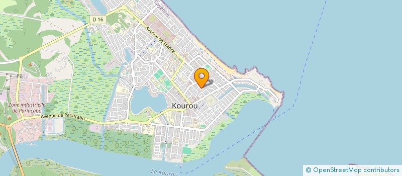 localisation de l'entreprise CARAIBE AIR PROMOTION à KOUROU