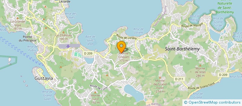 localisation de l'entreprise CARAIBE ETUDE TRAVAUX SPECI MILIEU MARIN à SAINT BARTHELEMY