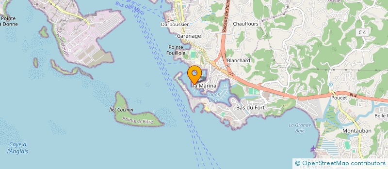 localisation de l'entreprise CARAIBE GREEMENT à POINTE-A-PITRE