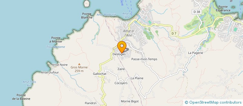 localisation de l'entreprise CARAIBE MANAGEMENT à LES TROIS-ILETS