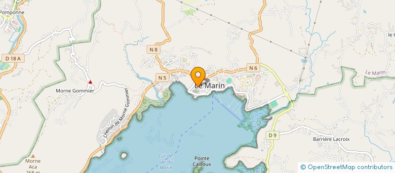 localisation de l'entreprise CARAIBE MARINE GROUPE  LE MARIN