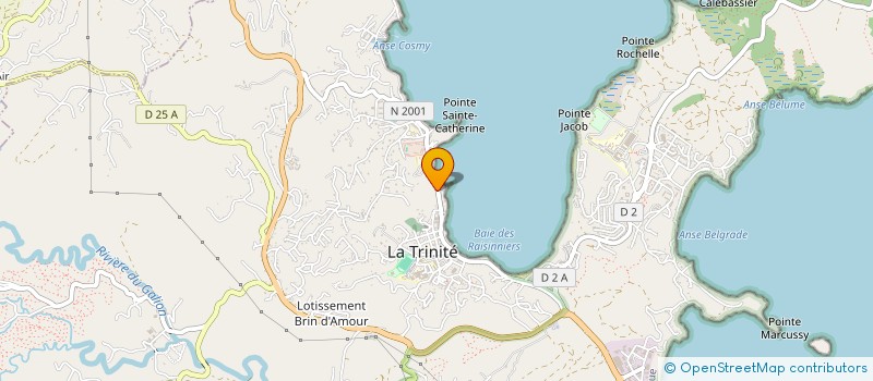 localisation de l'entreprise CARAIBE MEUBLE à LA TRINITE