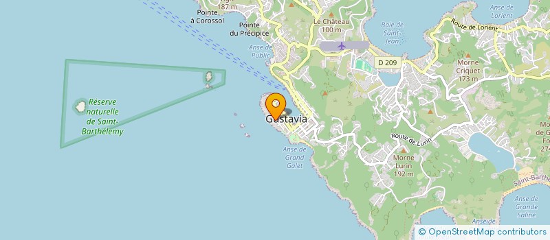 localisation de l'entreprise CARAIBE NEGOCE à SAINT BARTHELEMY