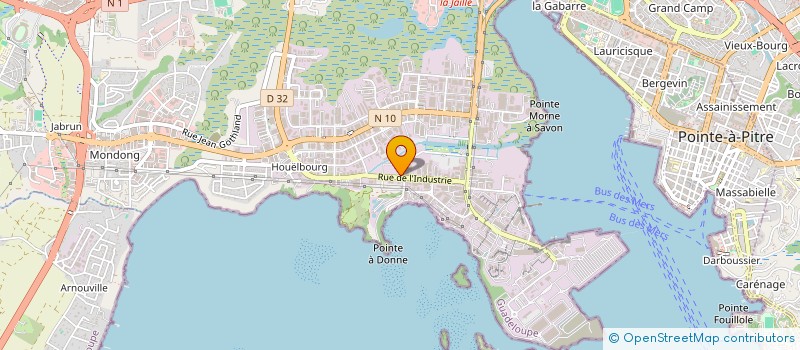 localisation de l'entreprise CARAIBE PRECISION à BAIE-MAHAULT