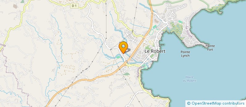 localisation de l'entreprise CARAIBE SYNERGIE CONSULTING à LE ROBERT