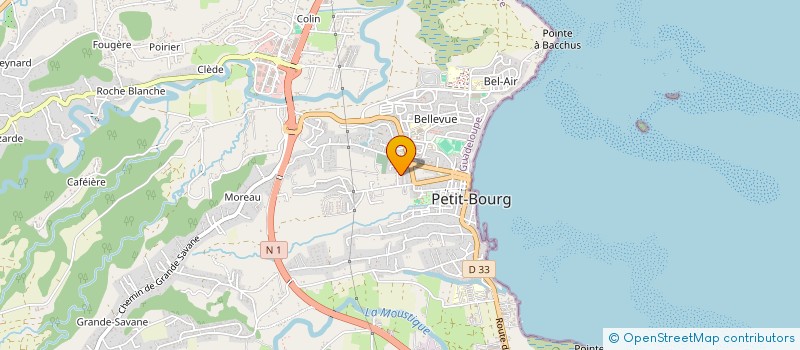 localisation de l'entreprise CARAIBES-2-EUROPE  BAIE-MAHAULT