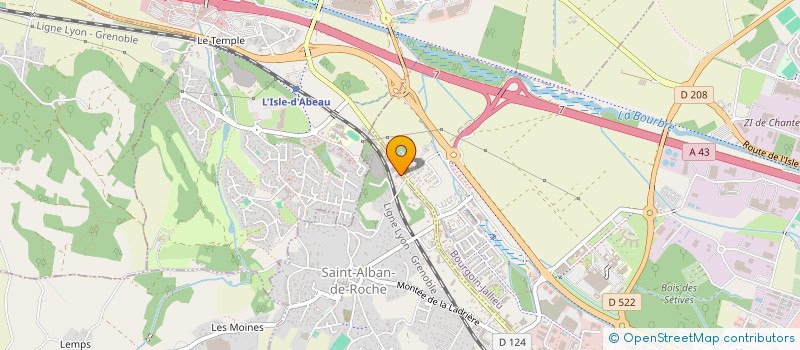 localisation de l'entreprise CARAIBES  SAINT-ALBAN-DE-ROCHE