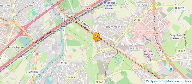 localisation de l'entreprise CARAIBES à LATTES