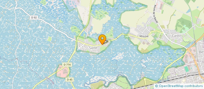 localisation de l'entreprise CARAIBES  GUERANDE