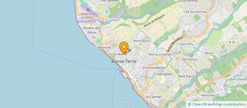 localisation de l'entreprise CARAIBES BUSINESS à BASSE-TERRE