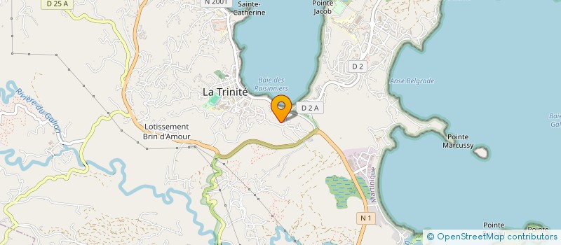 localisation de l'entreprise CARAIBES CERAM ET PIERRE à LA TRINITE