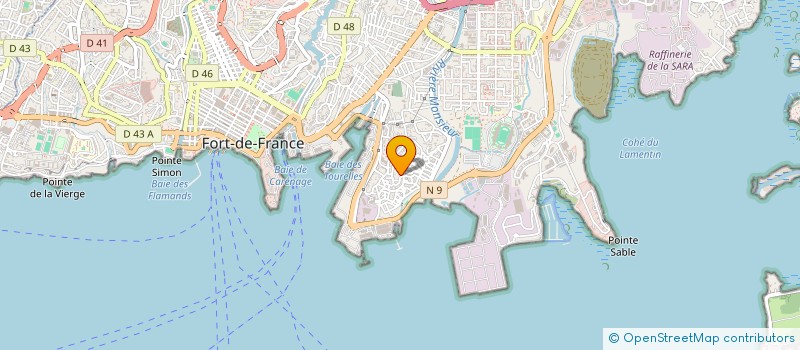 localisation de l'entreprise CARAIBES CONSULTING ET EXPERTISE IMMOBILIERE  FORT-DE-FRANCE