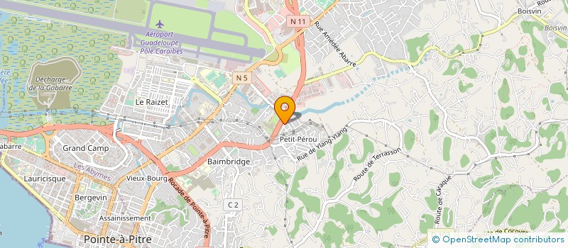 localisation de l'entreprise CARAIBES CRUISER COMPANY  BAIE-MAHAULT