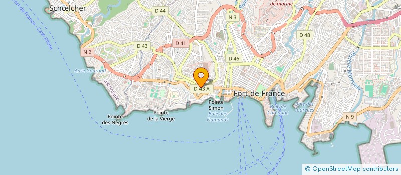 localisation de l'entreprise CARAIBES DECOUVERTE à FORT-DE-FRANCE