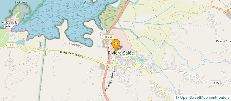 localisation de l'entreprise CARAIBES DIFFUSION à RIVIERE-SALEE