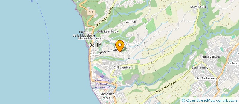localisation de l'entreprise CARAIBES ECO CONSTRUCTION GUADELOUPE à BAILLIF