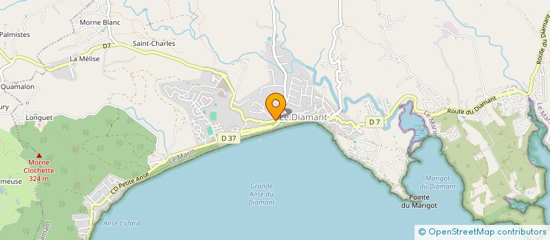 localisation de l'entreprise CARAIBES FLUIDES ENERGIES MARTINIQUE à LE DIAMANT