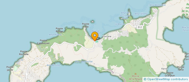 localisation de l'entreprise CARAIBES FORMATION SECOURISME MNS (CFS MNS) à LA TRINITE