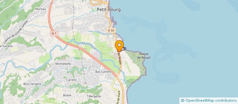localisation de l'entreprise CARAIBES GRANITS  PETIT-BOURG