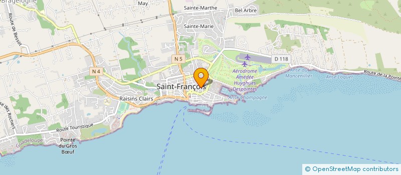 localisation de l'entreprise CARAIBES INDUSTRIE MOBILE à SAINT-FRANCOIS