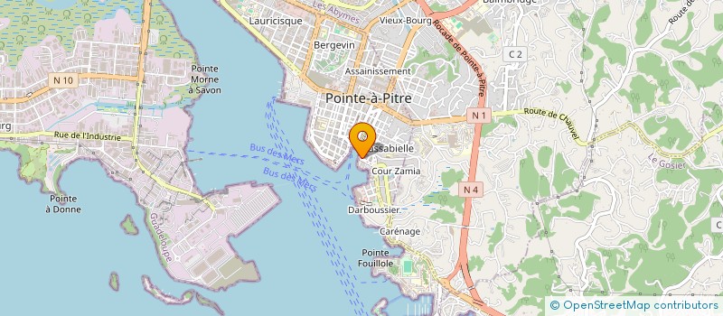 localisation de l'entreprise CARAIBES INVESTIMANS à POINTE A PITRE
