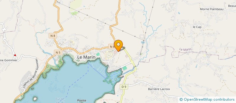 localisation de l'entreprise CARAIBES METAL RECYCLAGE à LE MARIN