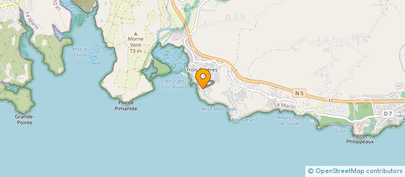 localisation de l'entreprise CARAIBES VRD à SAINTE-LUCE