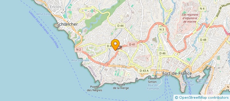 localisation de l'entreprise CARAIBESTAYS  FORT-DE-FRANCE