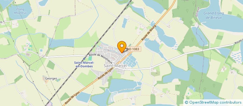 localisation de l'entreprise CARAIDEAN  MONTHIEUX