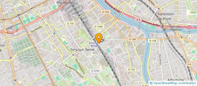 localisation de l'entreprise CARAIS à IVRY-SUR-SEINE