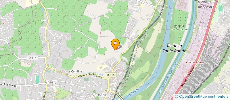 localisation de l'entreprise CARALEX  VERNAISON