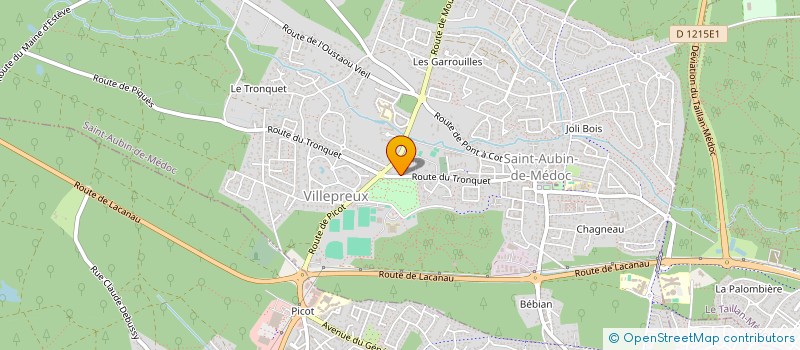 localisation de l'entreprise CARALEX  SAINT-AUBIN-DE-MEDOC