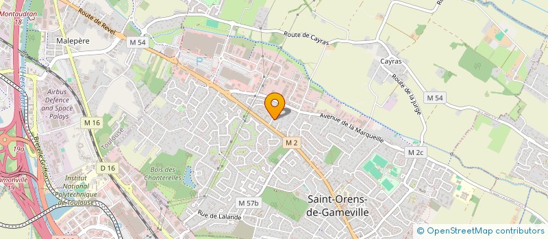 localisation de l'entreprise CARALGUI  SAINT-ORENS-DE-GAMEVILLE