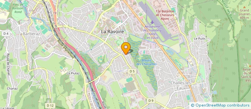 localisation de l'entreprise CARALIA à LA RAVOIRE