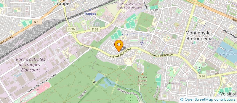 localisation de l'entreprise CARALNIE  MONTIGNY-LE-BRETONNEUX