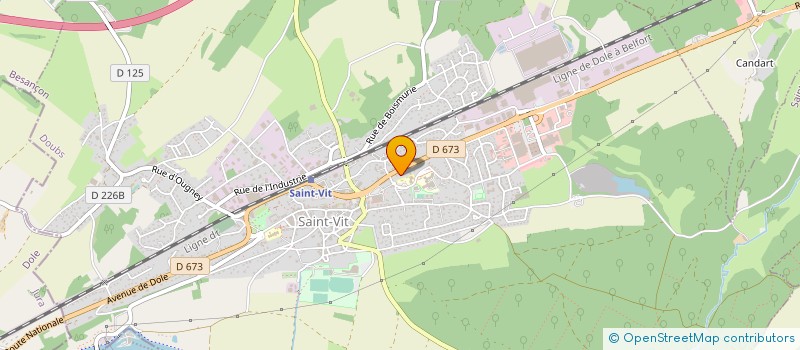 localisation de l'entreprise CARALOISIRS à DANNEMARIE-SUR-CRETE