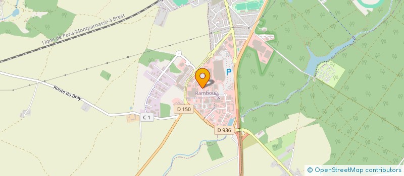 localisation de l'entreprise CARALYS à RAMBOUILLET