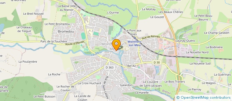 localisation de l'entreprise CARAMALO  MONTFORT-SUR-MEU