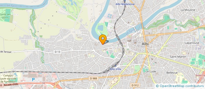 localisation de l'entreprise CARAMANTIUS  ALBI