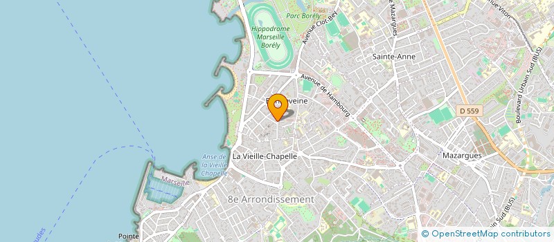 localisation de l'entreprise CARAMAZZA à MARSEILLE