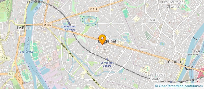 localisation de l'entreprise CARAMBA  LE VESINET