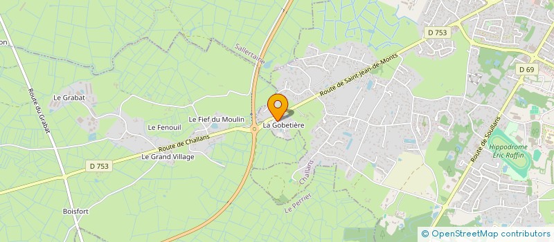 localisation de l'entreprise CARAMBOULE à CHALLANS