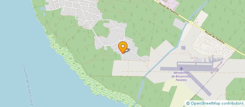 localisation de l'entreprise CARAMEHL  BISCARROSSE