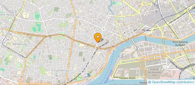 localisation de l'entreprise CARAMEL à NANTES